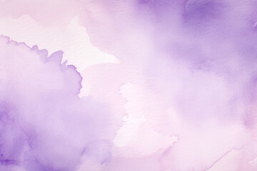 Abstract violet watercolor texture with wet brush strokes for wallpaper design