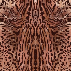 meter real textured leopard pattern