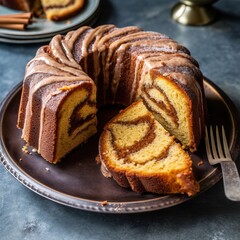 Bolo mesclado de natal, sabores baunilha e chocolate. sobremesa de celebração dos feriados de fim de ano.