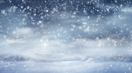 Winter Wallpaper, background breathtaking views and falling snowflakes