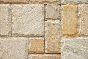 Colorful and beautiful stone wall background