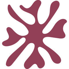 Flat Matisse Inspired Abstract Shape
