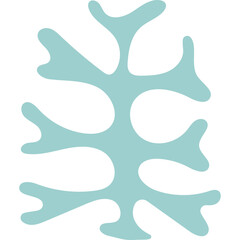 Flat Matisse Inspired Abstract Shape
