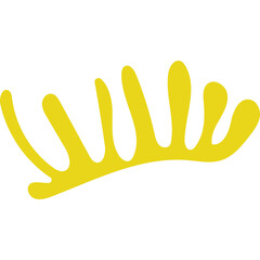 Flat Matisse Inspired Abstract Shape
