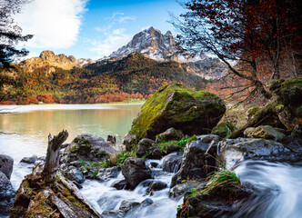 Première neige sur l'Ossau 