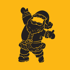 Illustration of santa clause