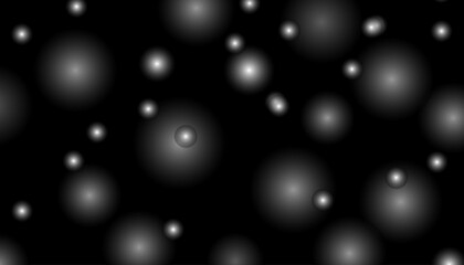 Galaxy background.Black background with bokeh.Glow in the dark.Light in the night.Vector graphic illustration wallpaper.