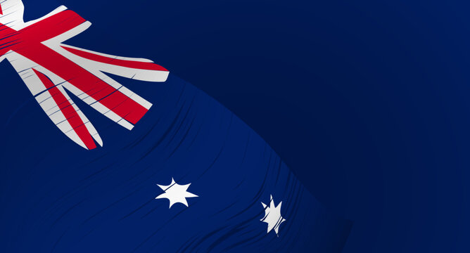 Australia day, Australia flag illustration on vector file