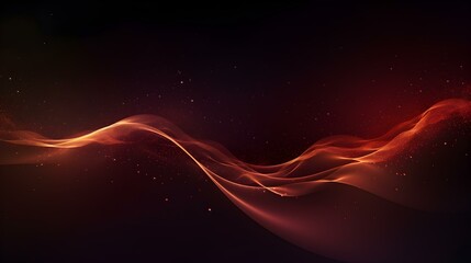Fototapeta na wymiar Dynamic Wallpaper of soft Waves in dark red Colors. Elegant Presentation Background