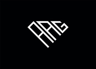 Modern letter A A G diamond shape logo And initial monogram A A G letter logo vector template.