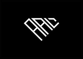 Modern letter A A L diamond shape logo And  initial monogram A A Lletter logo vector template