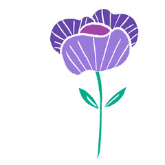 Purple Cute Flower