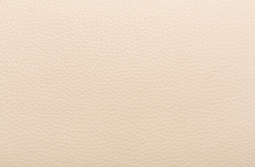 Texture of beige leather as background, top view