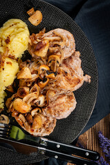 Grilled pork tenderloin.