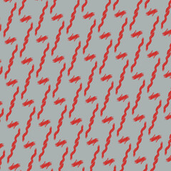 Cardinal red squiggles on gray background abstract pattern for backdrops, and backgrounds in this cool design.