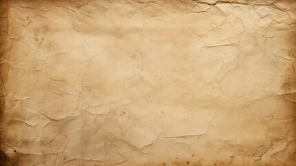 Old, yellowish, faded, vintage sheet of thick paper like card stock