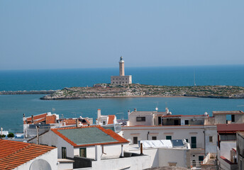View of port of Vieste, IT