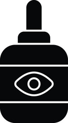 eye dropglyph icon design style