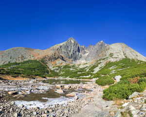 Tatranska Lomnica, Lomnica Stit, Tatry Vysokie. Slovakia