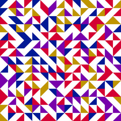 Geometric seamless pattern with triangles. Abstract background. Simple modern design. 