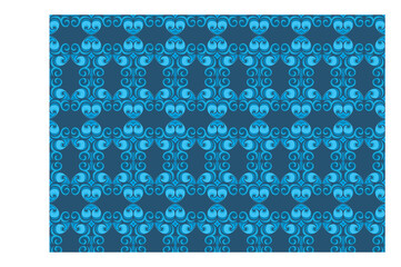 Blue Ornament Pattern Background