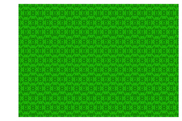 Green Ornament Pattern Background