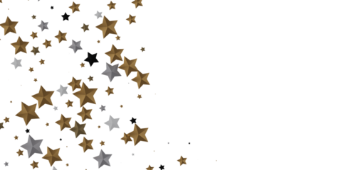 A Shower of Golden Stars: Captivating 3D Illustration Takes You to a Celestial Realm