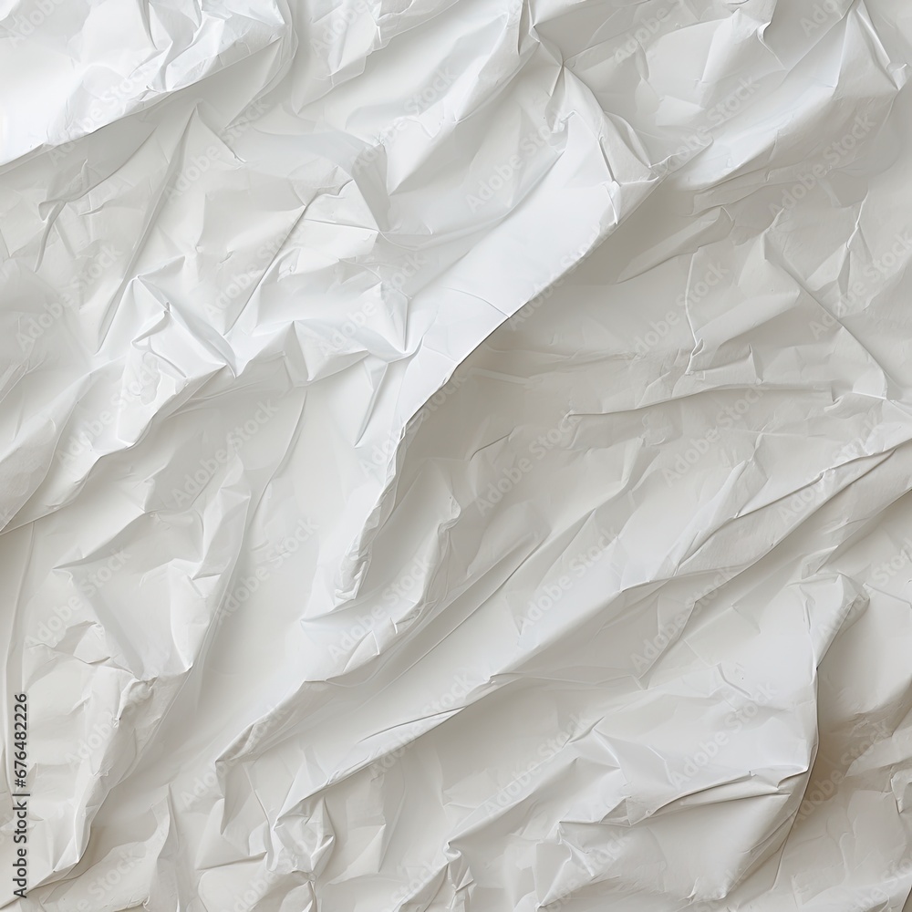 Poster a close up of a piece of white paper with a black object in the middle of the image and a black obje