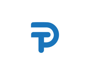 PT letter logo design vector design 