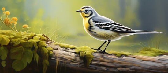 The citrine wagtail a beautiful bird is a stunning addition to the wild and diverse world of nature and wildlife