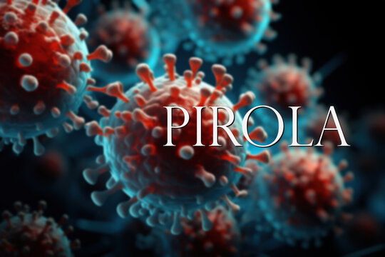 Macro molecule of coronavirus virus and Pirol text