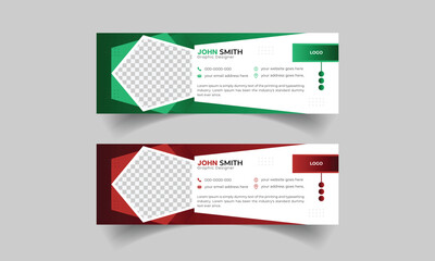 Email signature that is corporate, modern, and professional. Innovative, versatile business email signatures