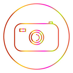 gradient camera icon