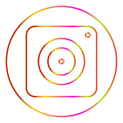 gradient camera icon