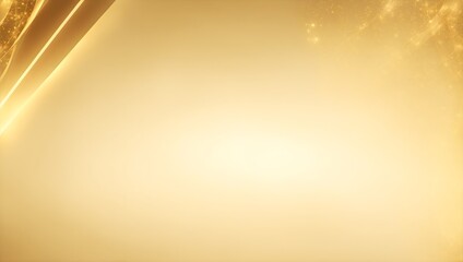 Abstract golden background with elegant glittering accents, glowing lines and empty space. Luxurious background with copy space.