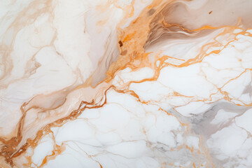 Fototapeta premium White marble with gold veins. Marble texture close-up. Abstract modern background