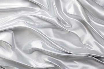 Fototapeta premium Foil Texture Background, Wrinkled Aluminium Paper Pattern, Crumpled Tin Material Banner