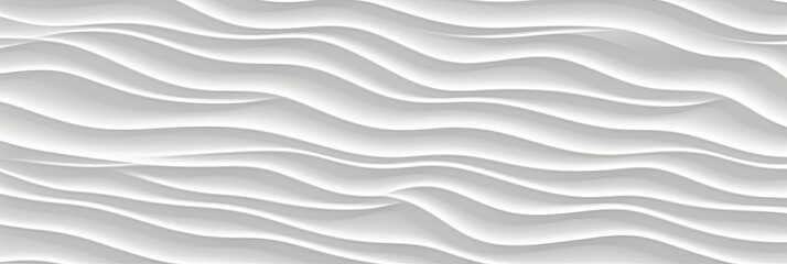 Obraz premium White seamless wave texture pattern.
