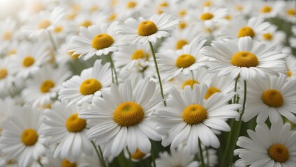 Obraz premium field of daisies