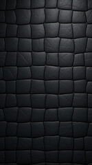 realistic leather texture, wallpaper seamless, black and dark gray background created with Generative Ai