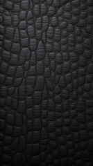realistic leather texture, wallpaper seamless, black and dark gray background created with Generative Ai