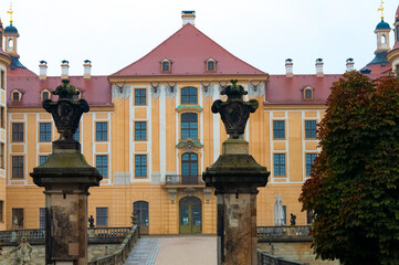 Moritzburg Castle is located near Dresden in the Saxon village of Moritzburg. The popular fairy...