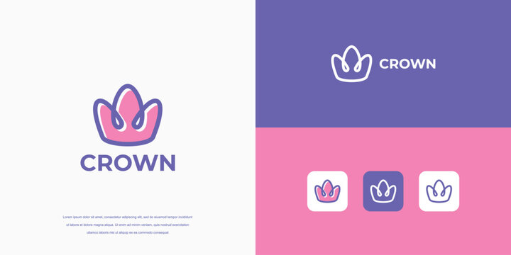 cute crown logo