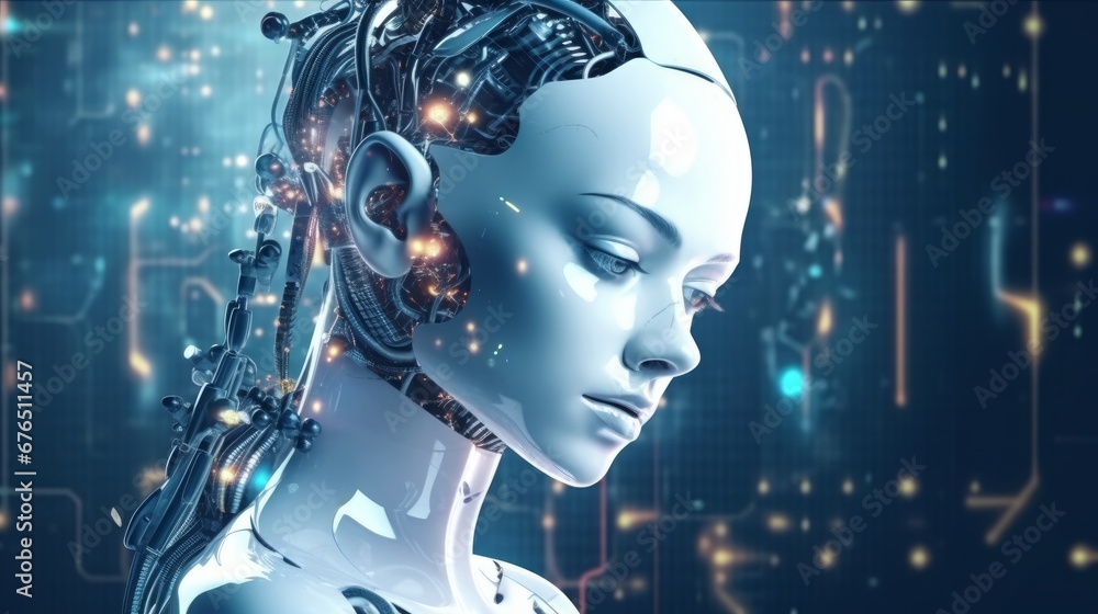 Poster system artificial intelligence chatgpt chat bot ai ai generated illustration