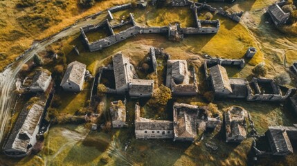 Discovering hidden gems with aerial photography  AI generated illustration