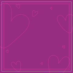 Colored background with heart shapes Vector