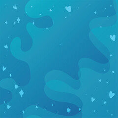 Fototapeta premium Colored background with heart shapes Vector