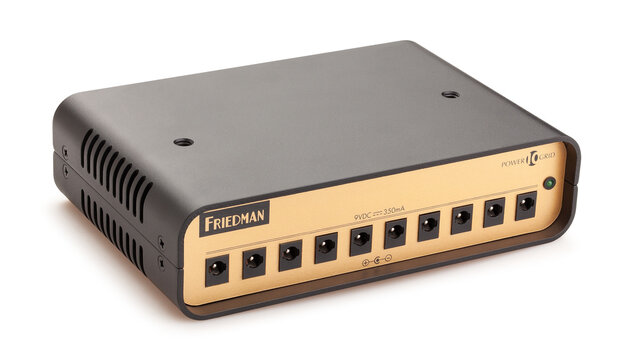friedman guitar pedals power supply path isolated on white