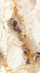 Naklejka premium a marble with brown and beige colors byzantine gold leaf accents, contrasting backgrounds, translucent water, pointillist optical illusions, silver and beige, wallpaper created with Generative Ai