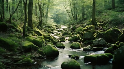 Tranquil Forest Stream